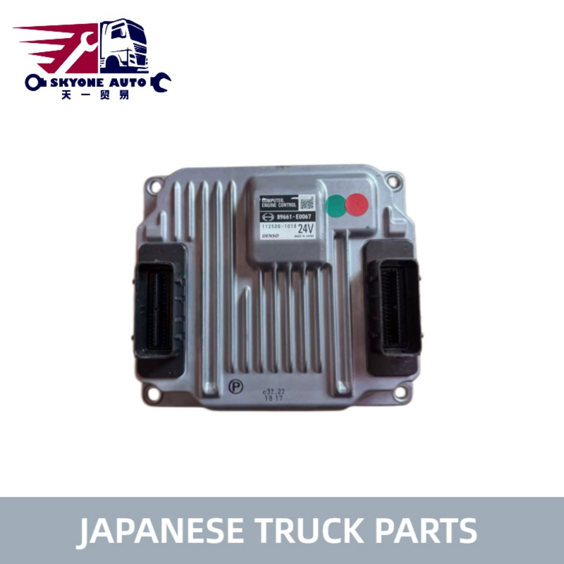 Unidade de controlo do motor original ECU 89661-E0067 para camião HINO E13C J08E J05E P11C Partes de camião japonês