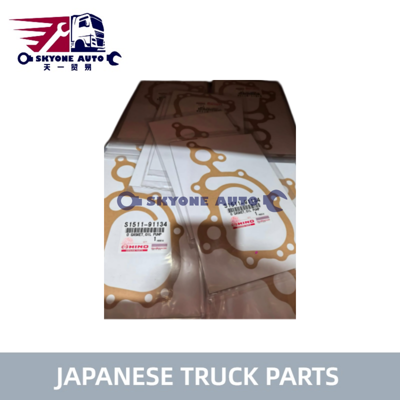 Partes de camiões japoneses Gasket;Oil Pump Cover S1511-91134 S151191134 Para KOBELCO/HINO 500 Truck J05E SK210-8 SK250-8 HINO ENGINE PARTS