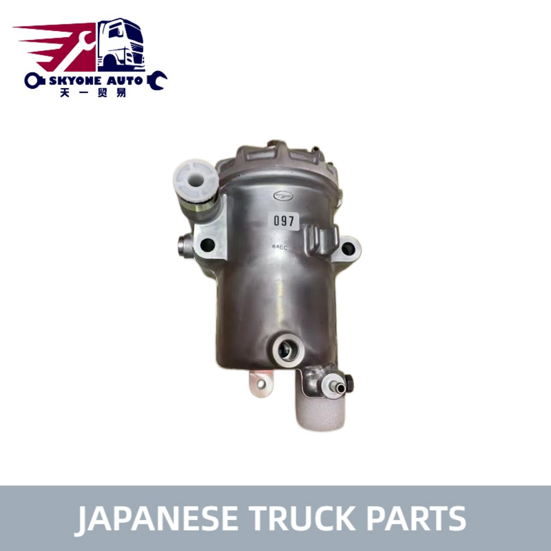 Assy 23300-E0020 23300-2370 do filtro de combustível das peças de motor de Hino usam para o caminhão de HINO 500 FG8J FD8J J08E T