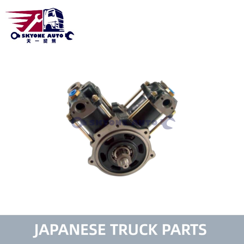 Peças para caminhões japoneses ME067899 ME092477 ME091680 80MM Compressor de ar bomba Assy V-cilindro Para MITSUBISI FUSO FP415 FP419 MS715 8DC9 caminhão HNTC marca