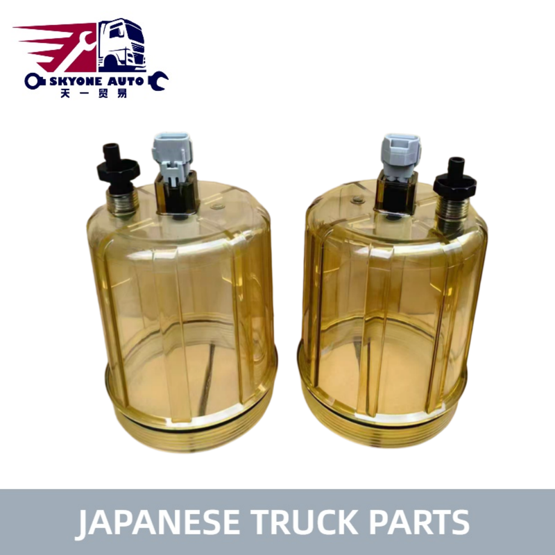 Peças para caminhões japoneses 8-98092482-1 8980924821 Caixa de sedimentador de combustível para ISUZU FVR FVZ FSR 6HK1 Peças para caminhões motores Isuzu