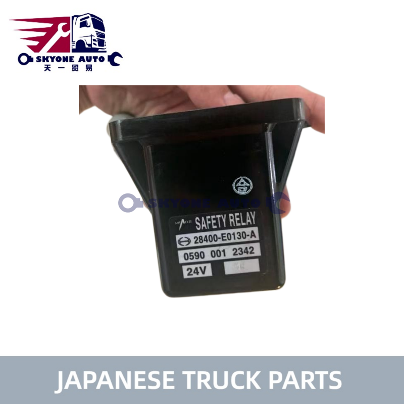 Relé de partida 24V para peças de caminhão japonês 28400-E0130 28400E0130 para caminhão HINO 700 FM260 FM235 / Peças de motor Hino J08C J08E para escavadeira