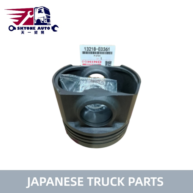 O caminhão japonês parte o pistão do motor 13218-E0361 para o caminhão HINO 500 J08E de alta qualidade